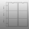 10 Prophila Coin Sheets, 6 Pockets up to 64 mm Diameter view 3