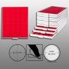 Prophila Coin Box Gray 35 Round compartments for 10/20-URO-Coins or Coins up to 32,5 mm, red Insert view 3