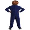 Kid's Deluxe Li'l 60's Swinger Costume, Boy's Blue Groovy Halloween Costume view 4