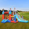 Bounceland Medieval Bounce Castle Bounce House with Slide & Ball Pit, Basketball Hoop and Ball Toss Game Included, Long Fun Slide, Obstacle Courts, Comes with UL Certified Blower Fun Party view 3