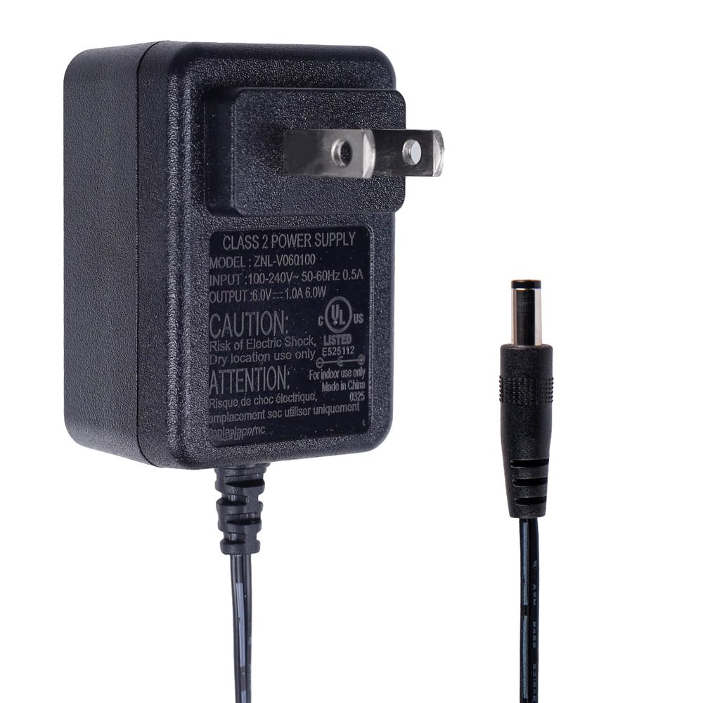 6V Charger for Ride on Toys Compatible with Kidzone, Bumper Cars, Flybar, Best Choice Cars, Universal 6V Adapter for Power Wheels Electric Vehicles