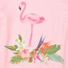 QPANCY 3t 4t Toddler Girls & Dolls 18 inch Flamingo Pjs Sets Pajamas Sleep Shirt Pyjama view 4