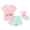 QPANCY Flamingo Pjs Matching Dolls & Girls Pajama Sets Cotton American Girls Sleepwear view 1