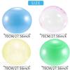 2 Pack Inflatable Jelly Bubble Ball for Adults Inflatable Water Ball Beach Garden Ball Soft Rubber Ball Outdoor Party,27inch view 3