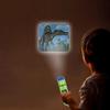 Georgie Porgy Children Projector Toys Educational Science Set Wall Ceiling Tent Torch Toddler Flashlight for Kids Gifts for Boys Girls (Dinosaur) view 2
