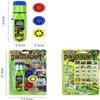 Georgie Porgy Children Projector Toys Educational Science Set Wall Ceiling Tent Torch Toddler Flashlight for Kids Gifts for Boys Girls (Dinosaur) view 3