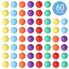 Laviesto 60 Pcs Game Replacement Balls for Chinese Checker, 16mm Replacement Marbles Balls for Marble Run, Marbles Game DIY Decoration(6 Colors) view 3