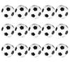 TOYANDONA 15pcs Mini Foosball Replacement Tabletop Soccer for Standard Foosball Tables White and Black Color for Boys and Girls and Casual Play view 1