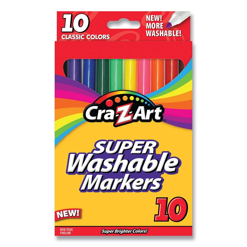 Cra-Z-Art Classic Super Washable Markers, Fine