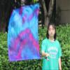 Winged Sirenny 81cm Colorful Flowy Spinning Silk Flag Poi with Rod, Church Liturgical Praise Prophetic Worship Adoration Dance Banner Poi Streamer, Practice Play Silk Poi Flag (Mermaid Dream) view 2
