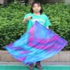 Winged Sirenny 81cm Colorful Flowy Spinning Silk Flag Poi with Rod, Church Liturgical Praise Prophetic Worship Adoration Dance Banner Poi Streamer, Practice Play Silk Poi Flag (Mermaid Dream) view 3