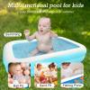Inflatable Swimming Pool AMOCANE 43x34x13in Kiddie Pools Swim Center for Kids, Easy Set Swimming Pool for Backyard (for 1 Child)  view 2