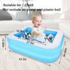 Inflatable Swimming Pool AMOCANE 43x34x13in Kiddie Pools Swim Center for Kids, Easy Set Swimming Pool for Backyard (for 1 Child)  view 3
