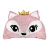 Heritage Kids Pink Fox Plush Hooded Sleeping Bag, 64" L x 25" W view 2