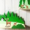 Gemini&Genius Animal Toys Whitetail Deer Figurines with Cub, 4Pcs Reindeer Family Woodland Animal Toys, Great for Kids Party Favors, Treasure Box Prizes, Goodie Bag Fillers, Family Fun or Cake Toppers view 3