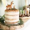 Gemini&Genius Animal Toys Whitetail Deer Figurines with Cub, 4Pcs Reindeer Family Woodland Animal Toys, Great for Kids Party Favors, Treasure Box Prizes, Goodie Bag Fillers, Family Fun or Cake Toppers view 4