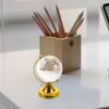 BESPORTBLE Crystal Globe Miniature Desktop World Globe with Stand 2.55In Transparent Decoration Handicraft for Office Home Classroom Map Ornament view 2