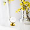 BESPORTBLE Crystal Globe Miniature Desktop World Globe with Stand 2.55In Transparent Decoration Handicraft for Office Home Classroom Map Ornament view 3