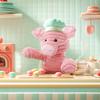 Apricot Lamb Plush Toys Corduroy Pig Stuffed Animal Soft Cuddly Perfect for Child (Corduroy Pig9 Inches) view 3