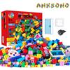 Anksono 1500 Pieces Building Bricks for Kids with Doors, Windows, Wheels, Tires, Axles, Classic Building Bulk Blocks Compatible with All Major Brands for Boys Girls Ages 3 4 5 6 7 8 9 10 Year Old view 1