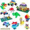 Anksono 1500 Pieces Building Bricks for Kids with Doors, Windows, Wheels, Tires, Axles, Classic Building Bulk Blocks Compatible with All Major Brands for Boys Girls Ages 3 4 5 6 7 8 9 10 Year Old view 3