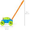 JMe Bubble Machine Toy - Automatic Blower Lawn Mower and Refill Bottle - 1000+ Bubbles Per Minute Portable Maker for Kids Toddlers Boys Girls - 3 AA Batteries Needed view 4