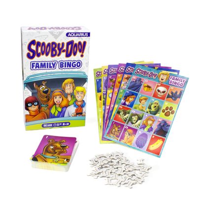 Aquarius Scooby Doo Family Bingo Game - Fun Family Party Game for Kids, Teens & Adults - Entertaining Game Night Gift - Officially Licensed Merchandise