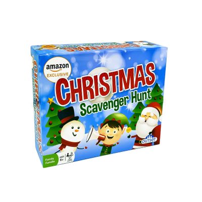 Outset Media Christmas Scavenger Hunt Game (Amazon Exclusive) Contains 220 Cards Christmas Themed Party Game for 2 or More Players Ages 6 and up