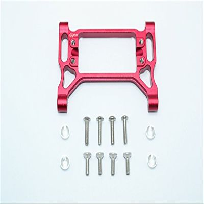 GPM for TRAXXAS-1/10 TRX4 Defender Trail Crawler/TRX-6 MERCEDES-BENZ-88096-4 Aluminum Front SERVO Mount -13PC Set (red)