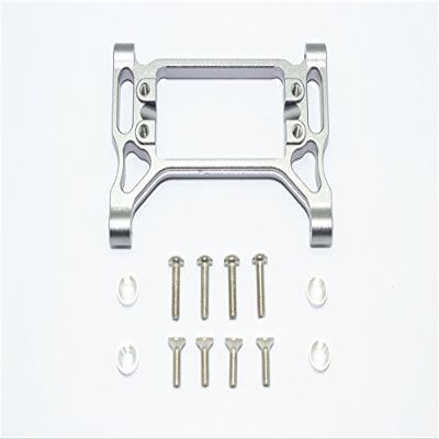 GPM for TRAXXAS-1/10 TRX4 Defender Trail Crawler/TRX-6 MERCEDES-BENZ-88096-4 Aluminum Front SERVO Mount -13PC Set (Gray)
