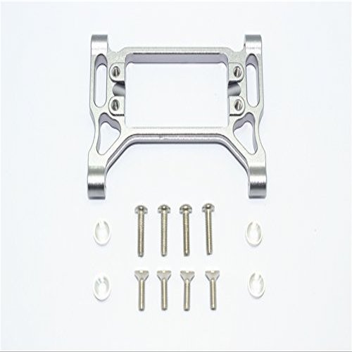GPM for TRAXXAS-1/10 TRX4 Defender Trail Crawler/TRX-6 MERCEDES-BENZ-88096-4 Aluminum Front SERVO Mount -13PC Set (Gray)