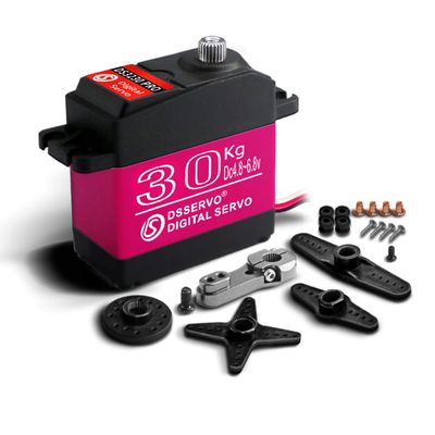 RC Servo 30kg Digital Servo High Torque RC Parts for 1/10 Scale RC Cars & Crawlers Slash 4x4 4x4 VXL TRX-4 SCX10 III Everest-10,Steering RC Servo Waterproof (30kg-270 Degree)