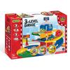 Wader 53030 Tracks Garage on 3 Levels with 3 Vehicles and 4.6 m Play Street, from 12 Months, Multicoloured, Standard view 3