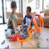 Hot Wheels Toy Car Track Set and 10 Toy Cars Bundle | Spin Storm Track Set + 10 Toy Cars view 2