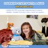 Cuddle Barn My Bear Coby - Animated Bear Cub Stuffed Animal, 11" Gray Singing Plush Toy view 4