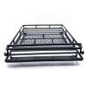 DKKY Luggage Carrier Roof Rack with LED Light Bar for 1/10 RC Crawler Car Axial SCX10 90046 TRX4245 X 150mm view 3