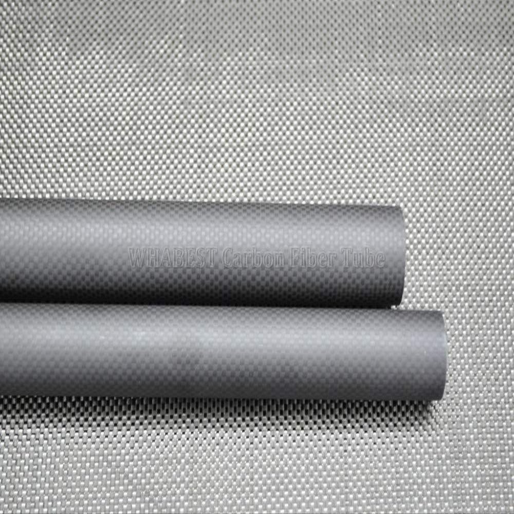Carbon Fiber Tube 3K OD 15mm - ID 13mm X 500mm Length 100% Full Carbon Composite Material/Pipes. Quadcopter Hexacopter. RC Plane/RC DIY Helicopter.WHABEST 15X13 (2pcs 15x13x500mm Matte)