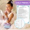 mibasies Valentines Day Gifts for Kids Girls, Toodler Girl Toys Birthday Gifts for 2 3 4 5 6 7 8 Years Old Girls , Priness Toys Dress Up Jewelry Pretend Play, Little Girl Vanity Set view 3