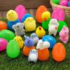 50 Mochi Squishy Toy Prefilled Easter Eggs, Stress Relief Squishies Toy for Easter Theme Party Favor, Easter Eggs Hunt, Easter Basket Egg Fillers, Classroom Prize Supplies, Goodie Bag Stuffers view 4