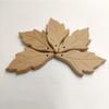 10pcs Lovely Cartoon Wood Leaf Pure Natural Animal Shape Beech Wooden Handmade DIY Necklace Pendant (Leaf 10pcs) view 4