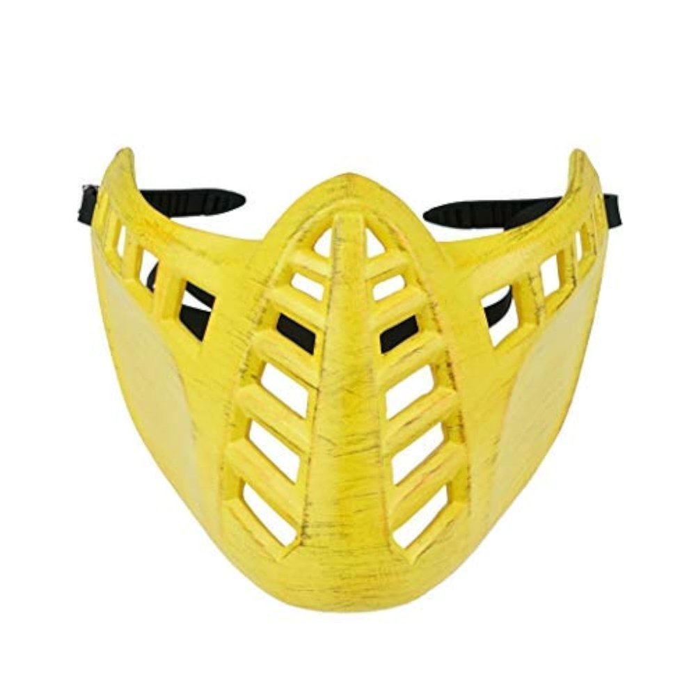 CrazyCatCos MK Game Mask, Kabal Resin Mask For Halloween Costume Accessory (Kabal mask 11)