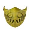 CrazyCatCos MK Game Mask, Jade/Sub-Zero/Kabal/Saibot/Scorpion/Smoke Resin Mask For Halloween Costume Accessory (Scorpion X) view 1