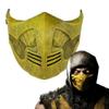CrazyCatCos MK Game Mask, Jade/Sub-Zero/Kabal/Saibot/Scorpion/Smoke Resin Mask For Halloween Costume Accessory (Scorpion X) view 4