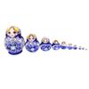 Inzopo 10PCS Wooden Painted Flowers Nesting Dolls view 3