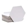 Value Pack of 24- Blank 3.5" Uncoated Chipboard Hexagon Hex Board Game Tiles Counters Markers Chits DIY D&D view 1
