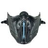 CrazyCatCos MK Game Mask, Jade/Sub-Zero/Kabal/Saibot/Scorpion/Smoke Resin Mask For Halloween Costume Accessory (Sub-Zero X) view 1