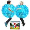 2 PC Kids Sumo Balls, Bumper Bounce Ball for Kid, Sumo Balls for KidsGrass Ball for Child Outdoor Team Gaming Play for 3-12 Ages (24 in,Blue+Blue) view 1