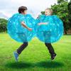 2 PC Kids Sumo Balls, Bumper Bounce Ball for Kid, Sumo Balls for KidsGrass Ball for Child Outdoor Team Gaming Play for 3-12 Ages (24 in,Blue+Blue) view 3