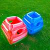2 PC inflatable bumper for kids, bumper bounce ball for Kids, kid sumo Balls, Lawn game ball for child outdoor team gaming play for 3-12 ages (24 inch, blue+red) view 3