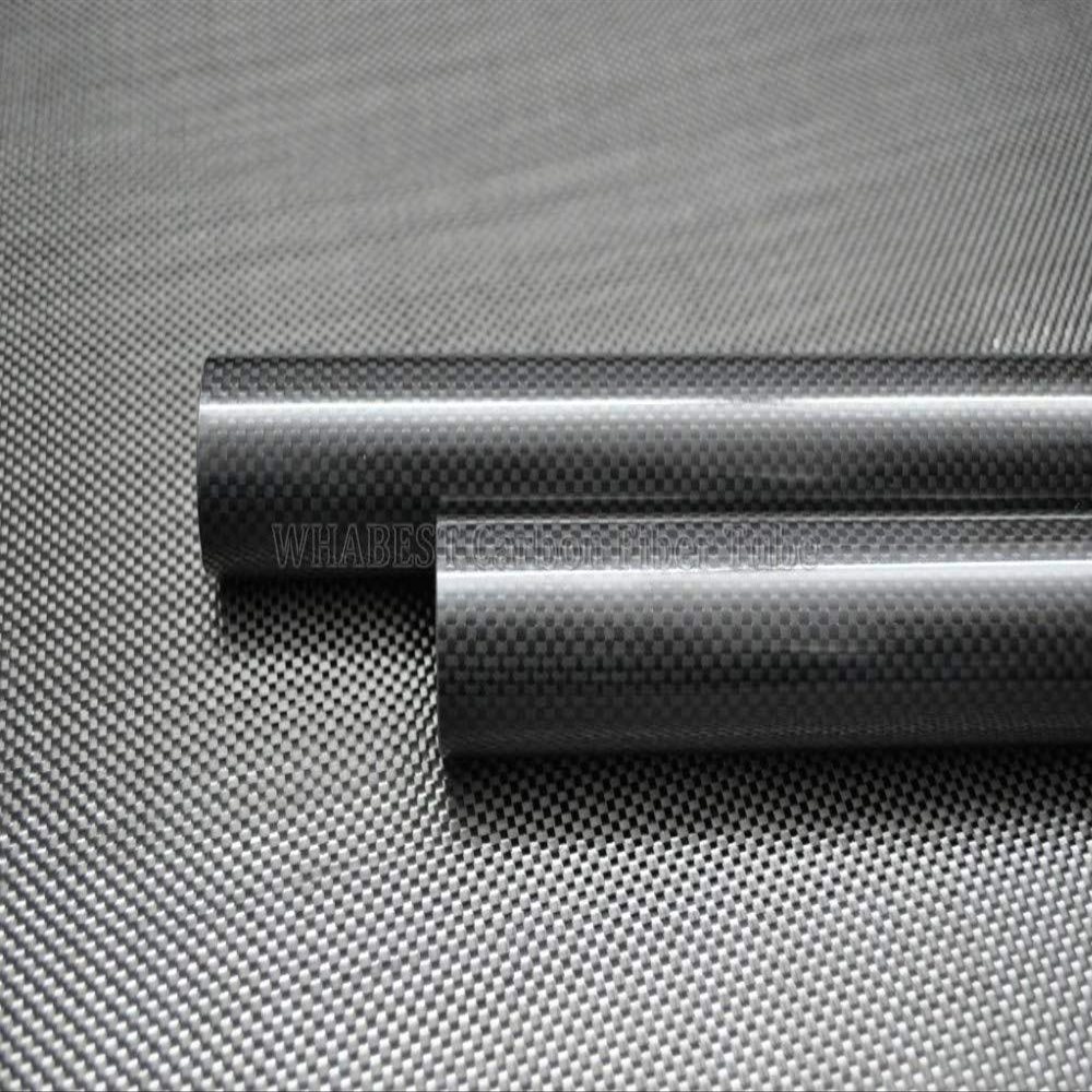 WHABEST OD 19mm - ID 17mm x 500mm 100% Full Carbon Composite Material/ 3k Carbon Fiber Tubes/Pipes. Quadcopter Hexacopter. RC Plane/RC DIY Helicopter. (1pcs 19x17x500mm Matte)
